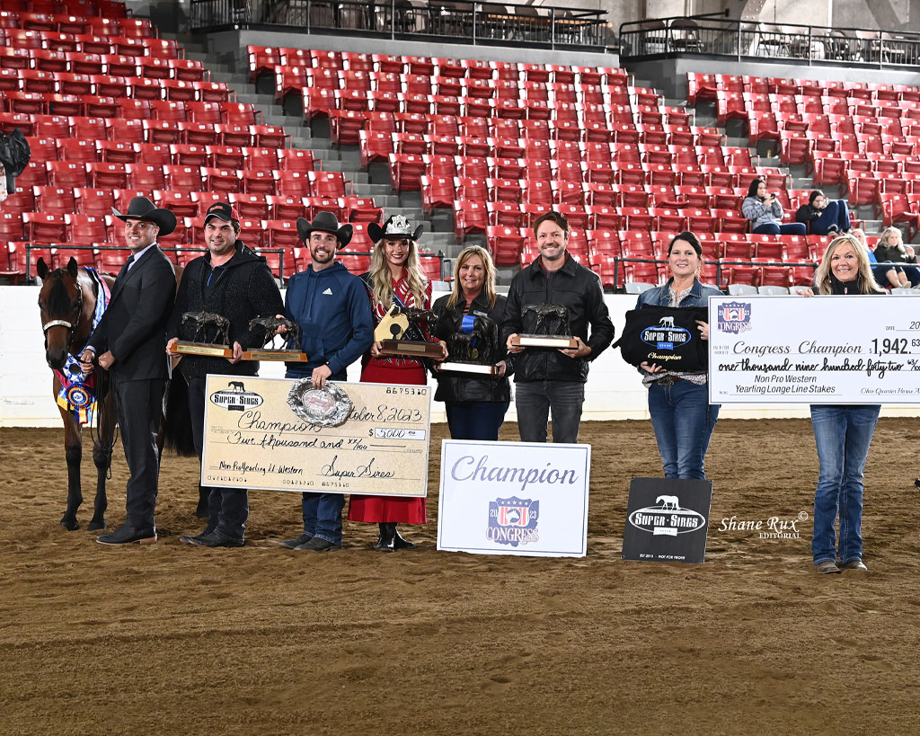 2023 All-American Quarter Horse Congress Non Pro Yearling Longe Line – Western – Breeder Purse