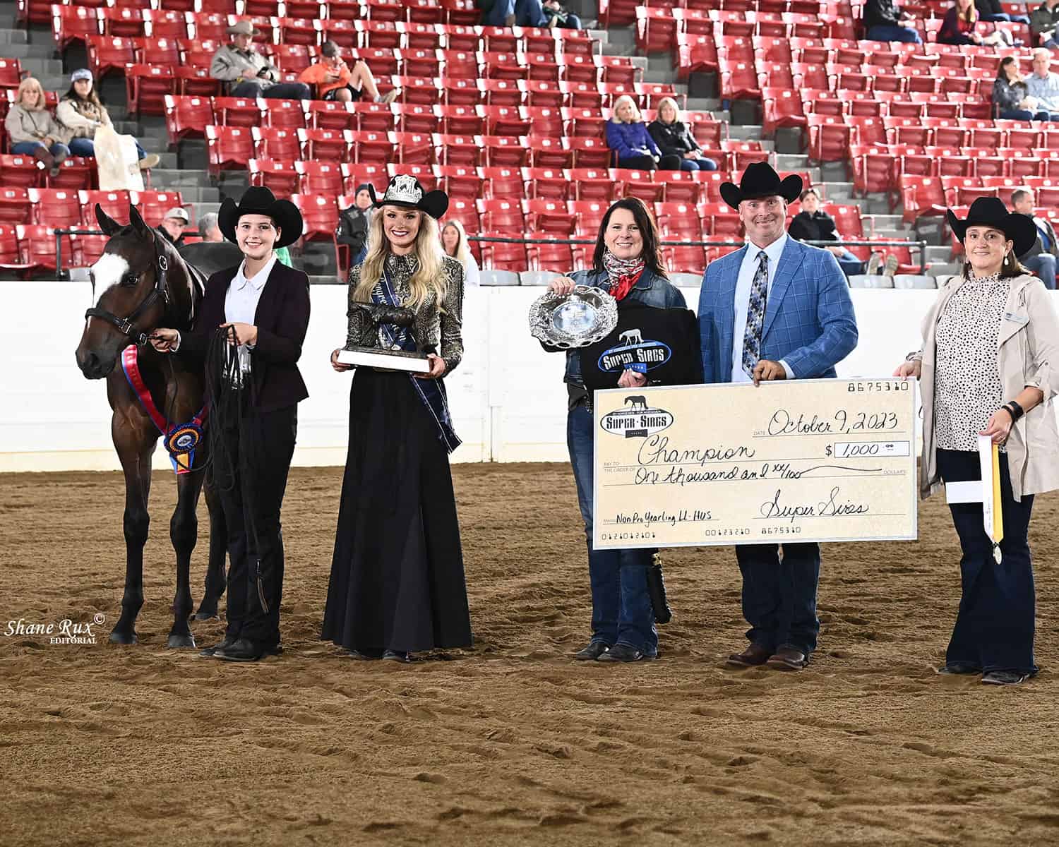2023 All-American Quarter Horse Congress Non Pro Yearling Longe Line – HUS – Breeder Purse