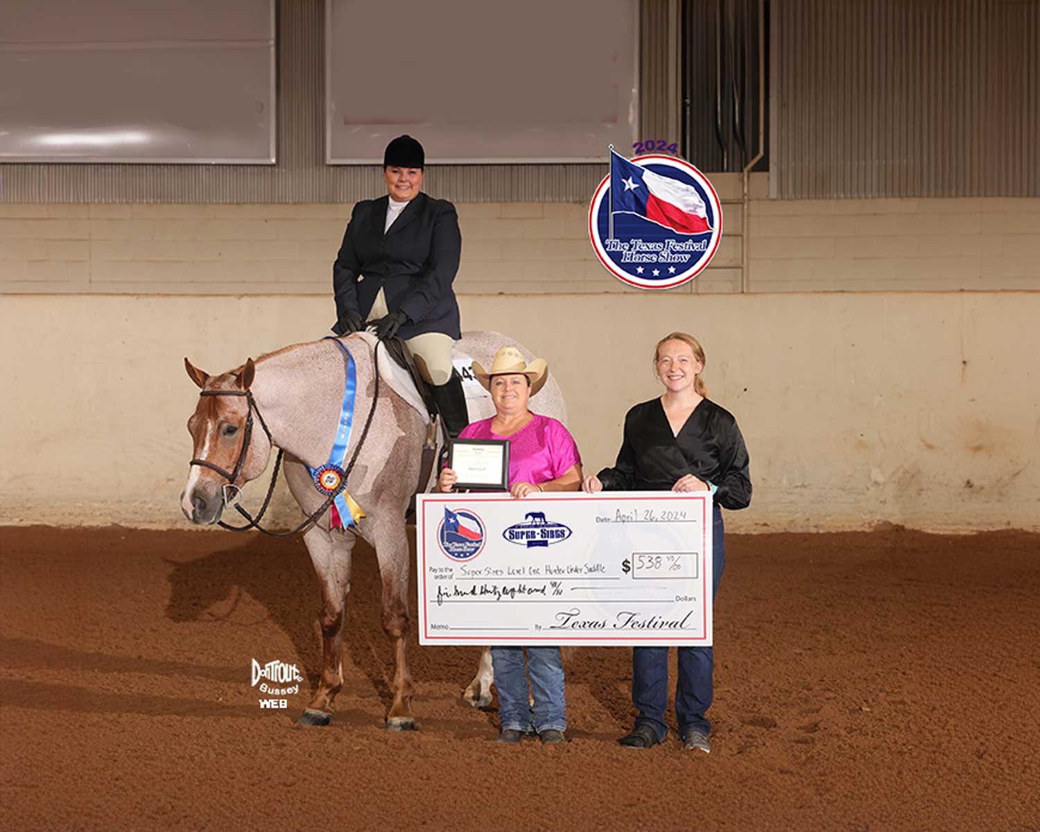 2024 Bluebonnet Festival Green Hunter Under Saddle – Stakes Purse