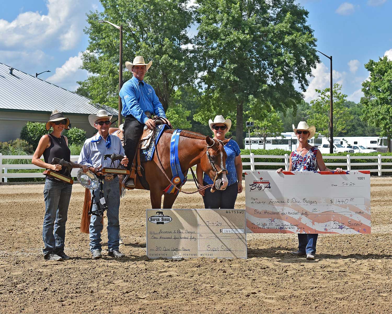 2024 “BIG A” 3YO Open Western Pleasure – Breeders Purse